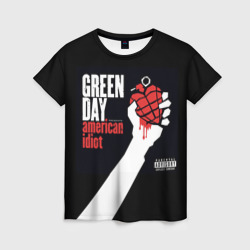 Женская футболка 3D Green Day 3