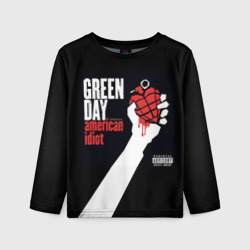 Детский лонгслив 3D Green Day 3