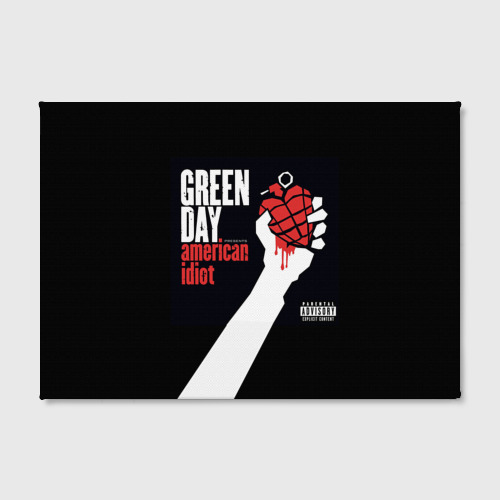 Холст прямоугольный Green Day 3, цвет 3D печать - фото 2