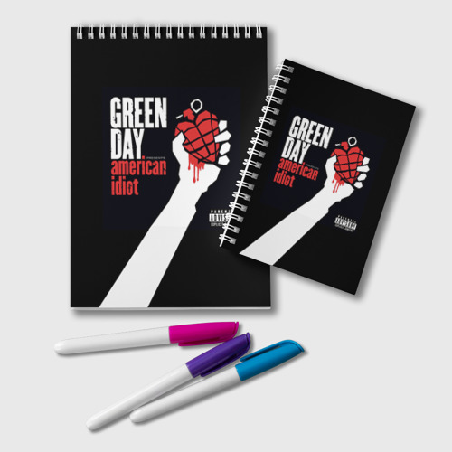 Блокнот Green Day 3, цвет белый