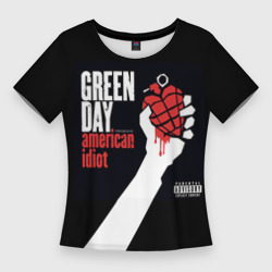 Женская футболка 3D Slim Green Day 3