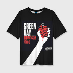 Женская футболка oversize 3D Green Day 3