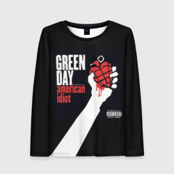 Женский лонгслив 3D Green Day 3