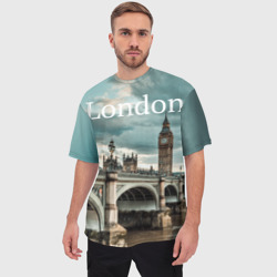 Мужская футболка oversize 3D London - фото 2