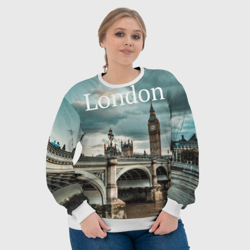 Женский свитшот 3D London - фото 6