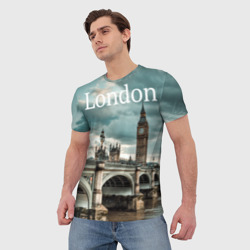 Мужская футболка 3D London - фото 2