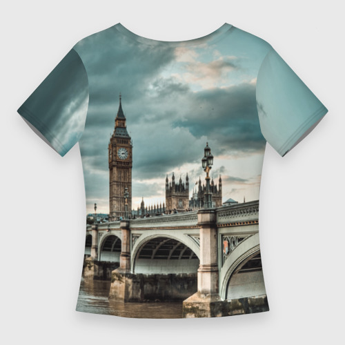 Женская футболка 3D Slim London, цвет 3D печать - фото 2