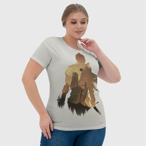Женская футболка 3D с принтом Dark Souls воспоминания, фото #4