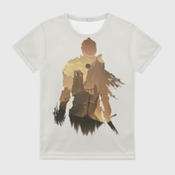 Женская футболка 3D Dark Souls воспоминания