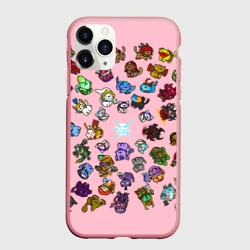 Чехол для iPhone 11 Pro матовый Герои доты стали котятами