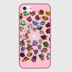 Чехол для iPhone 5/5S матовый Герои доты стали котятами