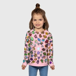 Детский лонгслив 3D Герои доты стали котятами - фото 2