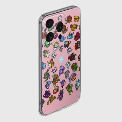 Чехол для iPhone 15 Pro силиконовый с защитой камеры Герои доты стали котятами - фото 2