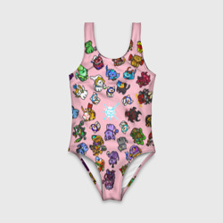 Детский купальник 3D Герои доты стали котятами - фото 2