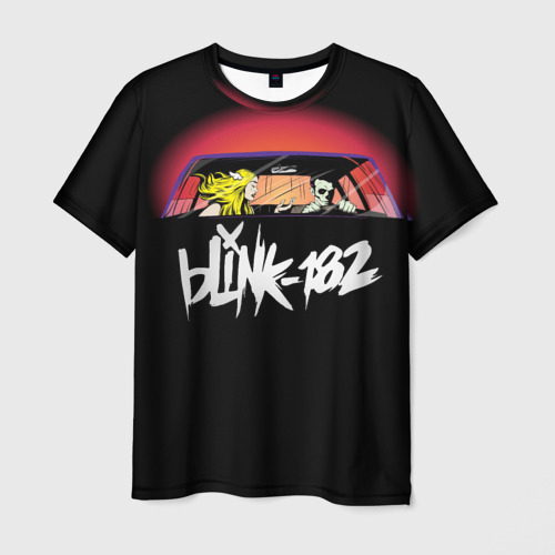 Мужская футболка 3D Blink-182 Фото 01 Мужская футболка 3D Blink-182 Фото 01