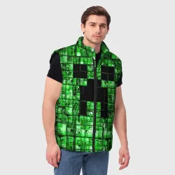 Мужской жилет утепленный 3D Minecraft - фото 2