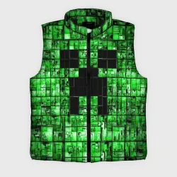 Мужской жилет утепленный 3D Minecraft