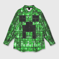 Женская рубашка oversize 3D Minecraft