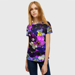 Женская футболка 3D Flower Garden - фото 2