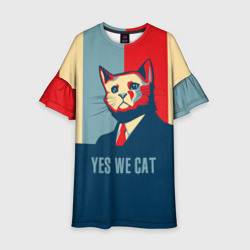 Детское платье 3D Yes we cat