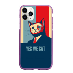 Чехол для iPhone 11 Pro Max матовый Yes we cat