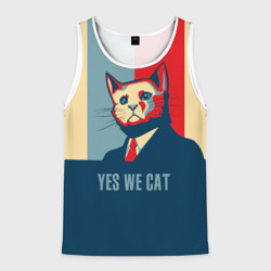 Мужская майка 3D Yes we cat