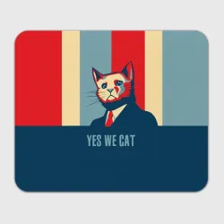 Прямоугольный коврик для мышки Yes we cat
