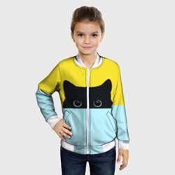 Детский бомбер 3D Кот спрятался - фото 2