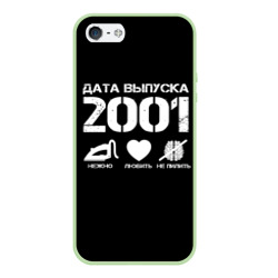 Чехол для iPhone 5/5S матовый Дата выпуска 2001