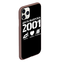 Чехол для iPhone 11 Pro матовый Дата выпуска 2001 - фото 2