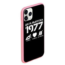 Чехол для iPhone 11 Pro Max матовый Дата выпуска 1977 - фото 2