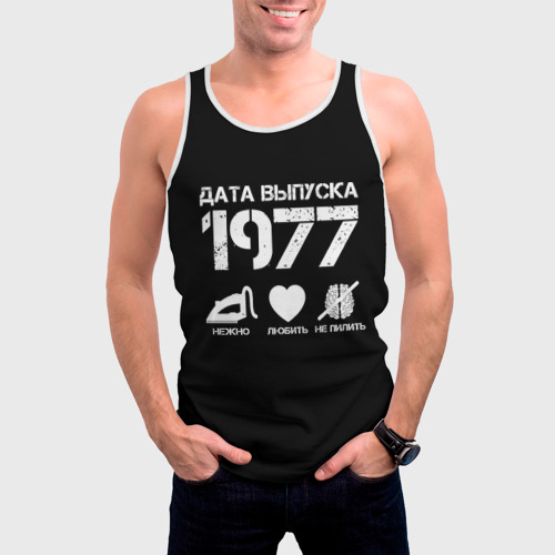 Мужская майка 3D Дата выпуска 1977, цвет 3D печать - фото 3