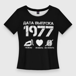 Женская футболка 3D Slim Дата выпуска 1977