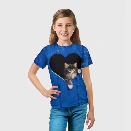 Детская футболка 3D Doctor Cat, цвет 3D печать - фото 5