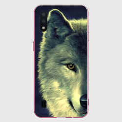 Чехол Samsung A01 Серый волк