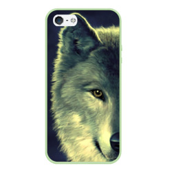 Чехол для iPhone 5/5S матовый Серый волк