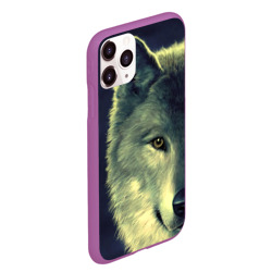 Чехол для iPhone 11 Pro Max матовый Серый волк - фото 2