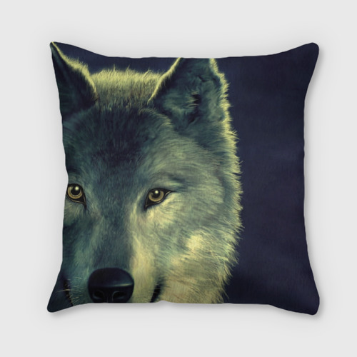 Подушка 3D Серый волк - фото 2