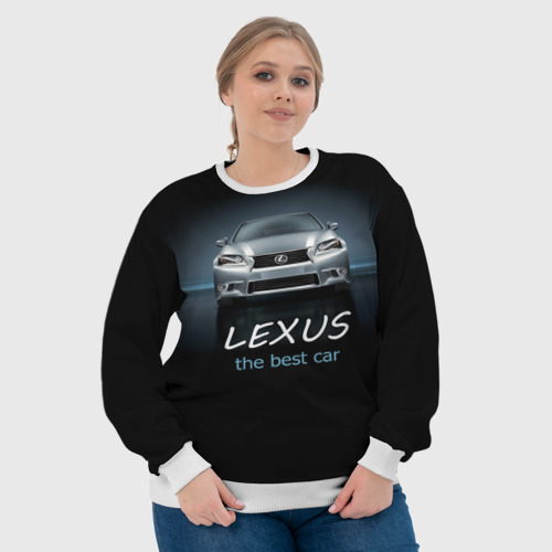 Женский свитшот 3D Lexus the best car - фото 6