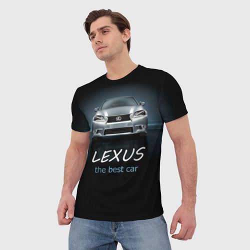 Мужская футболка 3D Lexus the best car - фото 3