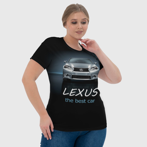 Женская футболка 3D Lexus the best car - фото 6