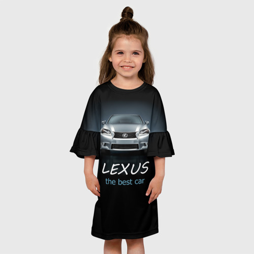 Детское платье 3D Lexus the best car - фото 4