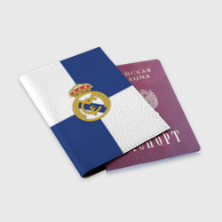 Обложка для паспорта матовая кожа Real Madrid №1! - фото 2