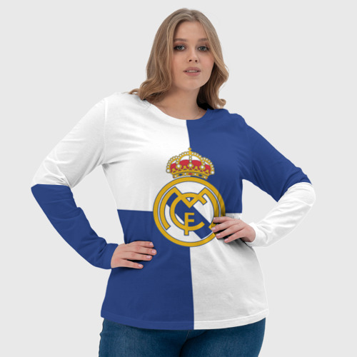 Женский лонгслив 3D Real Madrid №1! - фото 6