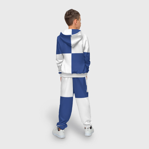 Детский 3D костюм с принтом Real Madrid №1!, вид сзади #2