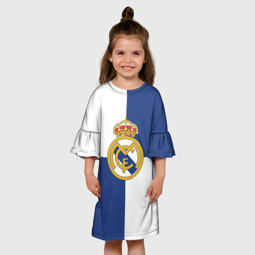 Детское платье 3D Real Madrid №1!, цвет 3D печать - фото 4