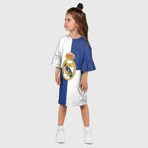 Детское платье 3D Real Madrid №1!, цвет 3D печать - фото 3