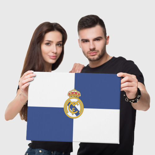 Холст прямоугольный Real Madrid №1!, цвет 3D печать - фото 5