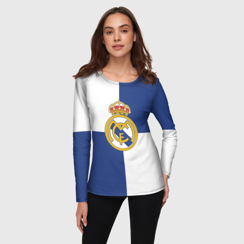 Женский лонгслив 3D Real Madrid №1! - фото 3