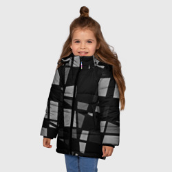 Зимняя куртка для девочек 3D Geometry figure - фото 2